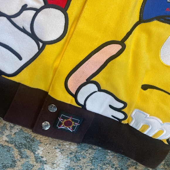 Vintage jeff hamilton nascar jacket yellow xl - Picture 8 of 13